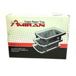 کازیا سه طبقه امیران با طراحی ساده و جنس پلاستیک مقاوم برای سازماندهی اسناد