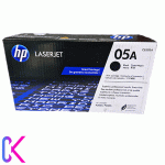 کارتریج لیزری اچ‌پی مدل 05A با تونر مشکی با کیفیت، مناسب برای پرینترهای سری HP LaserJet با چاپ واضح و دقیق