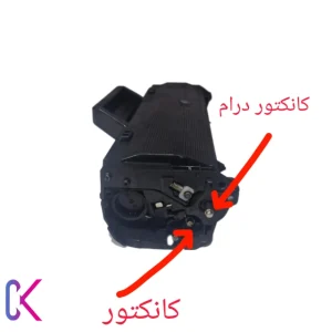 کانکتور های درام و فوم رولر در کارتریج hp 107a
