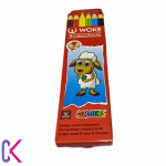 مداد رنگی ۶ رنگ برند Woke با کیفیت بالا مناسب نقاشی و طراحی کودکان و بزرگسالان