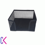 جا کاغذی فلزی ۱۰ در ۱۰ با طراحی ساده و مقاوم مناسب میز کار و استفاده اداری