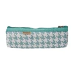 جامدادی تک زیپ کپیتال، رنگ آبی و سفید، جمع‌وجور و مقاوم، مناسب نگهداری لوازم تحریر دانش‌آموزان و دانشجویان