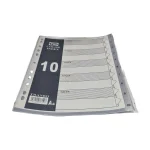 دیوایدر پلاستیکی شماره‌دار ۱۰ تایی – انتخاب حرفه‌ای برای نظم‌بخشی به اسناد