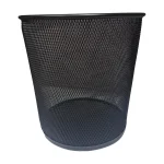 سطل زباله توری فلزی مشبک اداری مقاوم با رنگ ضدخش مناسب کاغذ و زباله خشک