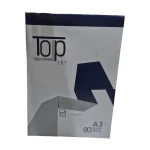 نمای روی جلد بسته‌بندی کاغذ A3 تاپ – نشان‌دهنده لوگو، نام محصول و بسته‌بندی شکیل