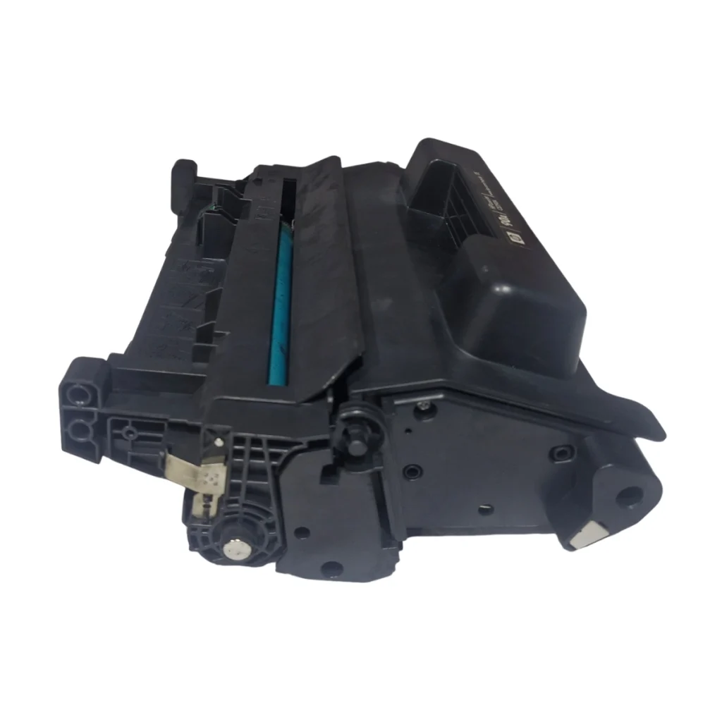 نمای کناری کارتریج HP 90A؛ نمایش کانکتورها به‌همراه کانکتور درام